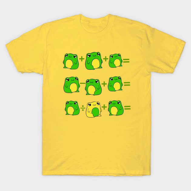 Math Froggys T-Shirt by DAZu